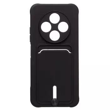 Чехол-накладка Activ SC304 с картхолдером для смартфона TECNO Spark 30C 4G, силикон, черный (237700)