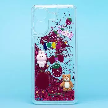 Чехол-накладка Activ SC331 для смартфона Xiaomi/Poco Redmi 13C 4G/Poco C65, силикон, бордовый 003 (236417)