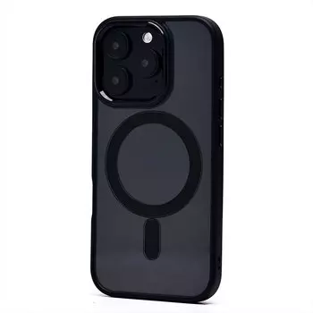 Чехол-накладка Activ SM004 SafeMag для смартфона Apple iPhone 16 Pro, силикон, черный (234511)
