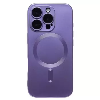Чехол-накладка Activ SM020 Matte SafeMag для смартфона Apple iPhone 16 Pro, силикон, пурпурный (237541)