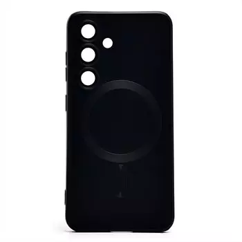 Чехол-накладка Activ SM020 Matte SafeMag для смартфона Samsung Galaxy S24, силикон, черный (228113)