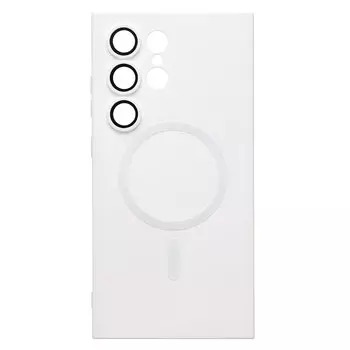 Чехол-накладка Activ SM020 Matte SafeMag для смартфона Samsung Galaxy S24 Ultra, силикон, белый (228122)