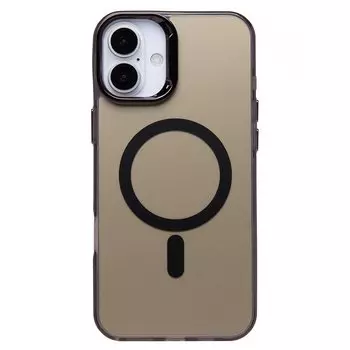 Чехол-накладка Activ SM025 SafeMag для смартфона Apple iPhone 16 Plus, силикон, черный (235552)