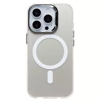 Чехол-накладка Activ SM025 SafeMag для смартфона Apple iPhone 16 Pro, силикон, белый (235560)