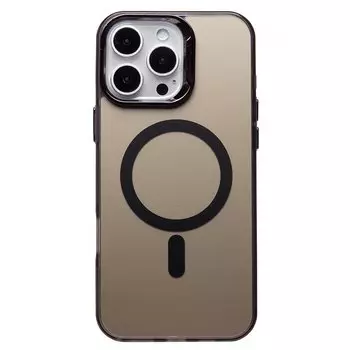 Чехол-накладка Activ SM025 SafeMag для смартфона Apple iPhone 16 Pro Max, силикон, черный (235564)