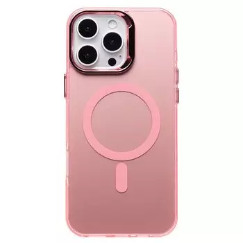 Чехол-накладка Activ SM025 SafeMag для смартфона Apple iPhone 16 Pro Max, силикон, розовый (235569)