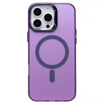 Чехол-накладка Activ SM025 SafeMag для смартфона Apple iPhone 16 Pro Max, силикон, фиолетовый (235567)