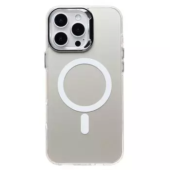 Чехол-накладка Activ SM025 SafeMag для смартфона Apple iPhone 16 Pro Max, силикон, белый (235566)