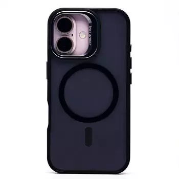 Чехол-накладка Activ SM026 SafeMag для смартфона Apple iPhone 16, пластик/силикон, черный (236458)
