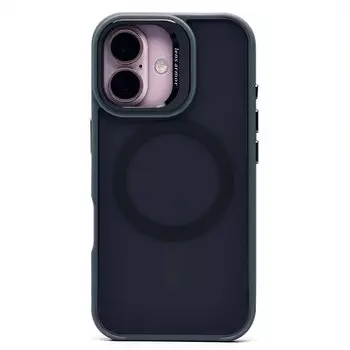 Чехол-накладка Activ SM026 SafeMag для смартфона Apple iPhone 16, пластик/силикон, серый (236454)