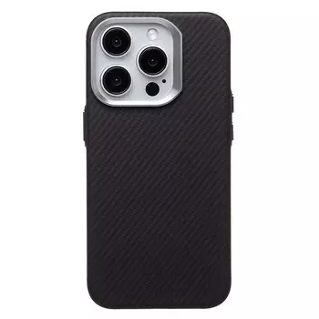 Чехол-накладка Activ SM028 SafeMag Carbon для смартфона Apple iPhone 15 Pro, карбон, черный (234708)