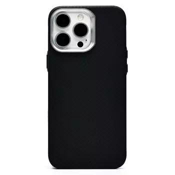Чехол-накладка Activ SM028 SafeMag Carbon для смартфона Apple iPhone 16 Pro Max, карбон, черный (236555)