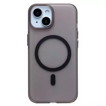 Чехол-накладка Activ SM038 SafeMag для смартфона Apple iPhone 13/iPhone 14, TPU, черный/прозрачный (238584)