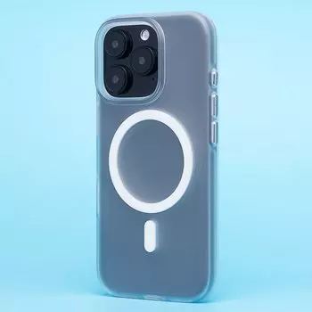 Чехол-накладка Activ SM038 SafeMag для смартфона Apple iPhone 16 Pro, TPU, белый/прозрачный (238597)