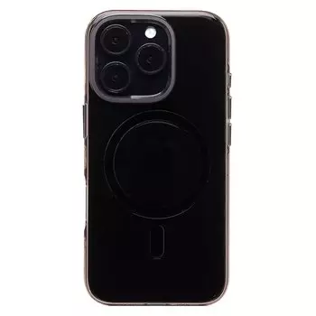 Чехол-накладка Activ SM039 SafeMag для смартфона Apple iPhone 16 Pro, TPU, черный/прозрачный (238613)