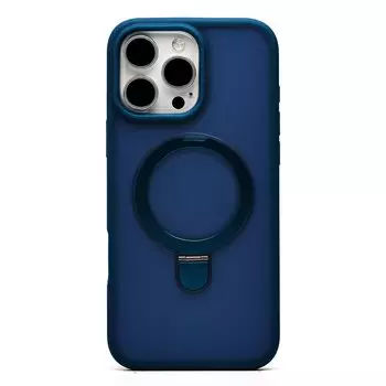 Чехол-накладка Activ SM088 SafeMag для смартфона Apple iPhone 16 Pro Max, силикон, темно-синий (236499)