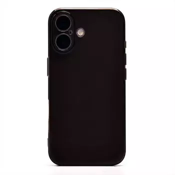 Чехол-накладка Activ Ultra Slim для смартфона Apple iPhone 16, силикон, черный (234389)