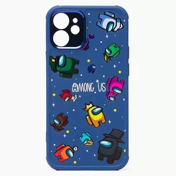 Чехол-накладка Among Us SC235 для смартфона Apple iPhone 12 mini, рисунок (002) (130016)