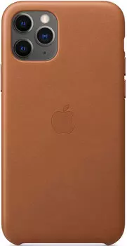 Чехол-накладка Apple Leather Case для смартфона Apple iPhone 11 Pro, кожа, золотисто‑коричневый (MWYD2ZM/A)