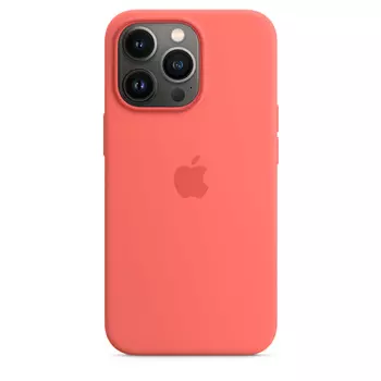 Чехол-накладка Apple MagSafe Silicone Case для смартфона Apple iPhone 13 Pro, силикон, розовый помело (MM2E3ZE/A)