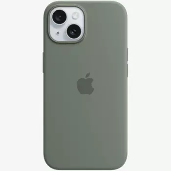 Чехол-накладка Apple Silicone Case A3123 для смартфона Apple iPhone 15, силикон, зеленый (194253939481)