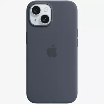 Чехол-накладка Apple Silicone Case A3123 для смартфона Apple iPhone 15, силикон, темно-синий (194253939337)