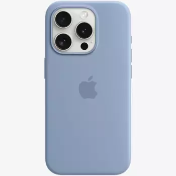 Чехол-накладка Apple Silicone Case A3125 для смартфона Apple iPhone 15 Pro, силикон, синий (194253939993)