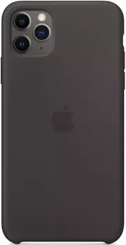 Чехол-накладка Apple Silicone Case для смартфона Apple iPhone 11 Pro Max, силикон, черный (MX002ZM/A)