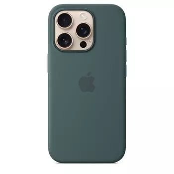 Чехол-накладка Apple Silicone Case with MagSafe для смартфона Apple iPhone 16 Pro, силикон, зеленый (MYYR3ZM/A)
