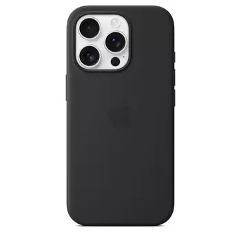 Чехол-накладка Apple Silicone Case with MagSafe для смартфона Apple iPhone 16 Pro, силикон, черный (MYYJ3ZM/A)