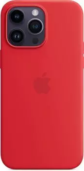 Чехол-накладка Apple Silicone Case with MagSafe для смартфона Apple iPhone 14 Pro Max, силикон, красный (MPTR3FE/A)