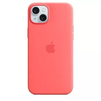 Чехол-накладка Apple Silicone Case with MagSafe для смартфона Apple iPhone 15 Plus, силикон, розовый (MT163FE/A)