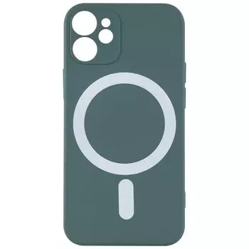 Чехол-накладка Barn&Hollis MagSafe для смартфона Apple iPhone 12 mini, TPU, зеленый