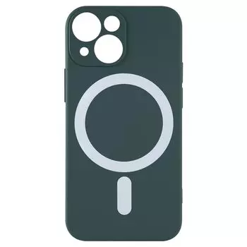Чехол-накладка Barn&Hollis MagSafe для смартфона Apple iPhone 13 mini, TPU, зеленый