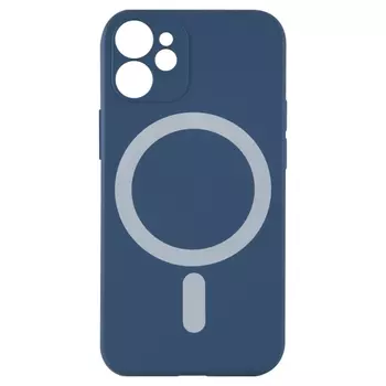 Чехол-накладка Barn&Hollis MagSafe для смартфона Apple iPhone 12 Pro, термопластичный полиуретан (TPU), синяя (УТ000029293)