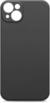 Чехол-накладка BoraSCO для смартфона Apple iPhone 14 Plus, силикон, черный (70807)