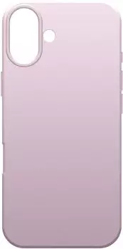 Чехол-накладка BoraSCO для смартфона Apple iPhone 16, силикон/микрофибра, лавандовый (73692)