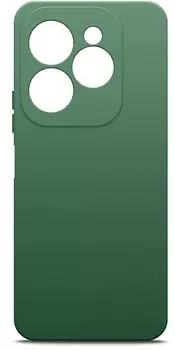 Чехол-накладка BoraSCO для смартфона Infinix Hot 40i/Smart 8/8 Plus/8 Pro, силикон, зеленый опал (72660)