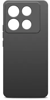 Чехол-накладка BoraSCO для смартфона Infinix Note 40, силикон, черный (73182)