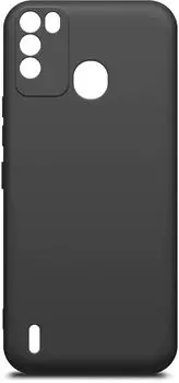 Чехол-накладка BoraSCO для смартфона Itel Vision 1 Pro, силикон, черный (40849)