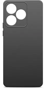 Чехол-накладка BoraSCO для смартфона Realme C51/C53, силикон, черный (72251)
