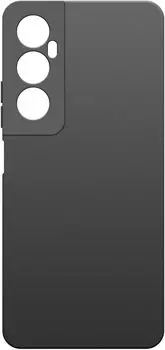 Чехол-накладка BoraSCO для смартфона Realme C65, силикон, черный (73384)