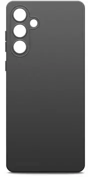 Чехол-накладка BoraSCO для смартфона Samsung Galaxy S24, силикон, черный (72953)