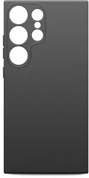 Чехол-накладка BoraSCO для смартфона Samsung Galaxy S24 Ultra, силикон, черный (72952)