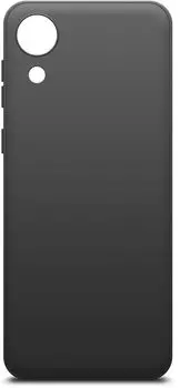 Чехол-накладка BoraSCO для смартфона Samsung Galaxy A03 Core, силикон/микрофибра, черный (40947)