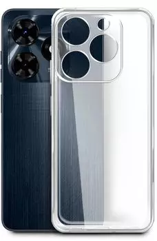 Чехол-накладка BoraSCO для смартфона TECNO Spark 20C, силикон, прозрачный (72689)