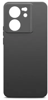 Чехол-накладка BoraSCO для смартфона Xiaomi 13T, силикон, черный (72468)