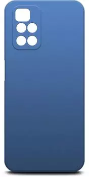 Чехол-накладка BoraSCO для смартфона Xiaomi Redmi 10, силикон, синий (40473)