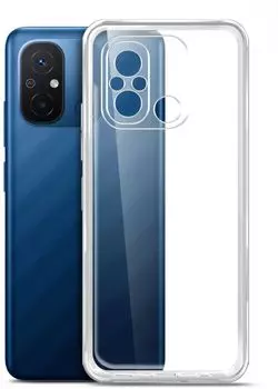 Чехол-накладка BoraSCO для смартфона Xiaomi Redmi 12C, силикон, прозрачный (71688)
