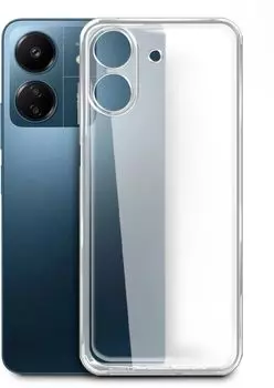 Чехол-накладка BoraSCO для смартфона Xiaomi Redmi 13C, силикон, прозрачный (72840)
